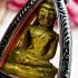 Leklai Naga Eye Cave Healing Stone Ancient Buddha Magic Green Thai Amulet #16854