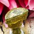 Leklai Naga Eye Cave Healing Stone Ancient Buddha Magic Green Thai Amulet #16854