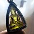Leklai Naga Eye Cave Healing Stone Ancient Buddha Magic Green Thai Amulet #16854