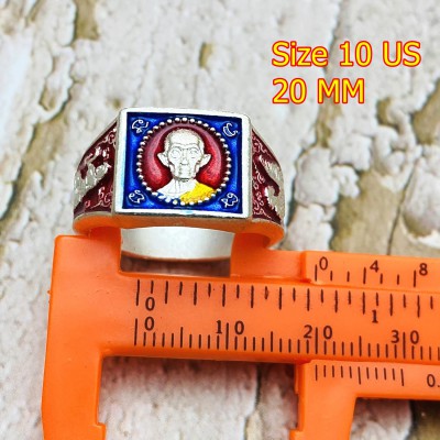 Windfall Gains Casino Win Lotto Gambling Rich Ring Lp Ruay Thai Amulet #16857