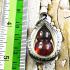 Crystal Healing Cave Stone Naga Eye Leklai Calabash Bottle Red Thai Amulet 16862