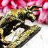 THAI AMULET POWERFUL BUFFALO AGAINST EVIL GHOST WOUETANU MINIATURE LP KALONG BE2551 +CERTIFICATE OF AUTHENTIC CARD DDPRA