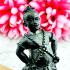 Gambling Win Windfall Rich Magic Mug Be2550 Guman Boy Standing Thai Amulet 16881