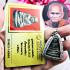 MINIATURE LP NGERN WAT BANGKLAN THAI AMULET SMILE FACE BOWL SEAT KONGTOON BE2553 NAWA YELLOW BRONZE +CERTIFICATE OF AUTHENTIC CARD DDPRA