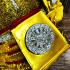 Buddha Statue Chinnaraj Peaceful Lucky Gold Dust Magic Rich Thai Amulet #16921