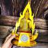 Buddha Statue Chinnaraj Peaceful Lucky Gold Dust Magic Rich Thai Amulet #16921
