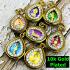 FORTUNE SET 7DAY BIRTH BUDDHA 10K PENDANT THAI AMULET LP PERN WATBANGPHA
