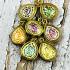 FORTUNE SET 7DAY BIRTH BUDDHA 10K PENDANT THAI AMULET LP PERN WATBANGPHA