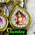 FORTUNE SET 7DAY BIRTH BUDDHA 10K PENDANT THAI AMULET LP PERN WATBANGPHA