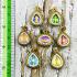 FORTUNE SET 7DAY BIRTH BUDDHA 10K PENDANT THAI AMULET LP PERN WATBANGPHA
