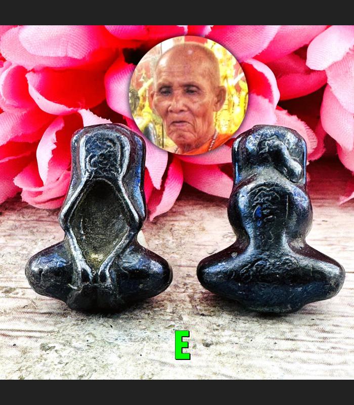 Leklai Kotipe Black Shine Mekaphat Pidta Closed Eye Protection Thai Amulet 16944