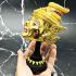Khon Mask 3eye Porkae Lersri Tafai Head Thai Amulet Gold Pern Watbangpha #16945