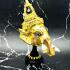 Success Khon Mask Elephan Pikanet Ganesha Gold Pern WatBangpha Thai Amulet 16947