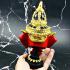 Success Khon Mask Elephan Pikanet Ganesha Thai Amulet Red Pern Watbangpha #16948