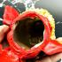 Success Khon Mask Elephan Pikanet Ganesha Thai Amulet Red Pern Watbangpha #16948