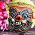 Khon Mask Wessuwan Ghost Killer Fortune Mass Chant WatBangPha Thai Amulet 16949