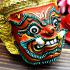 Khon Mask Wessuwan Ghost Killer Fortune Mass Chant WatBangPha Thai Amulet 16949
