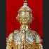Wessuwan Large Golden Statue Ghost Protection Magic Key 25cm Thai Amulet #16959