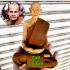 Lifelike Fine Art Monk Statue Lp Man Purihato Meditation 15Cm Thai Amulet #16965