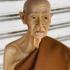 Lifelike Fine Art Monk Statue Lp Man Purihato Meditation 15Cm Thai Amulet #16965