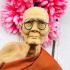 LARGE LIFELIKE WAX FINE ART THAI MONK STATUE AMULET MEDITATION LP WEAN SUJINNO WAT DOIMAEPANG SQUAT 9INCH