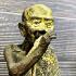 Large Bronze Statue Kalong Yant Wealth Lucky 2pig Boar Be2552 Thai Amulet #16980