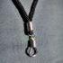 Lotx100 Necklace Nylon Chain 30cm Adjustable 1hook Wear Black Thai Amulet 16988