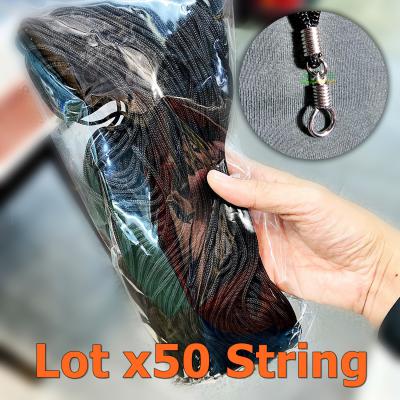 Lotx50 Necklace Nylon Chain 30cm Adjustable 1hook Wear Black Thai Amulet #16993