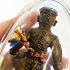 LARGE BOXER STATUE HUNPAYON HOLY GUARDIAN SPIRIT PROTECTION THAI AMULET LP NEN BE2554 OIL EDITION