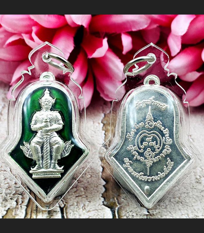 WesSuWan Protect Fortune Life Deity Lp Itt Watjulamani Be2545 Thai Amulet #17003
