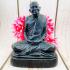 Large Old Bronze Monk Statue Meditation Lp Wean Watdoimaepang Thai Amulet #17005