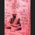 FABRIC FLAG THAI AMULET HOLY CLOTH ANCIENT WARRIOR SUIT SHIRT MEDITATION LP TIM RED