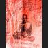 FABRIC FLAG THAI AMULET HOLY CLOTH ANCIENT WARRIOR SUIT SHIRT MEDITATION LP SOOK Wat PKMaKamTao RED
