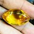 Leklai Nakee Naga Eye Healing Stone Crtstal Gambling Yellow Thai Amulet #17038