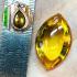 Leklai Nakee Naga Eye Healing Stone Crtstal Gambling Yellow Thai Amulet #17038
