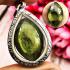 Leklai Nakee Buddha Naga Eye Healing Stone Crtstal Lucky Green Thai Amulet 17039