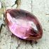 Leklai Nakee Buddha Naga Eye Healing Stone Crtstal Love Pink Thai Amulet #17041