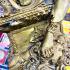 Large Jatukam Magic Statue Rahu King Of Treasure Be2550 Yellow Thai Amulet 17043