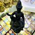 Large Jatukam Deity Bronze Statue Rahu King Of Treasure Be2550 Thai Amulet 17044