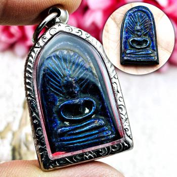 Rainbow Leklai Buddha Mekaphat Umklum Somporn Huan Enlightenment Shield Thai Amulet 17046