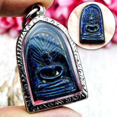 Rainbow Leklai Buddha Mekaphat Umklum Somporn Huan Enlightenment Shield Thai Amulet 17046