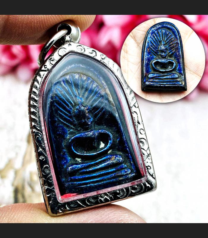Rainbow Leklai Buddha Mekaphat Umklum Somporn Huan Enlightenment Shield Thai Amulet 17046