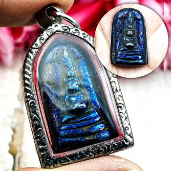 Leklai Mekaphat Buddha Umklum Tewada Lucky Rich Somporn Huan Thai Amulet #17047
