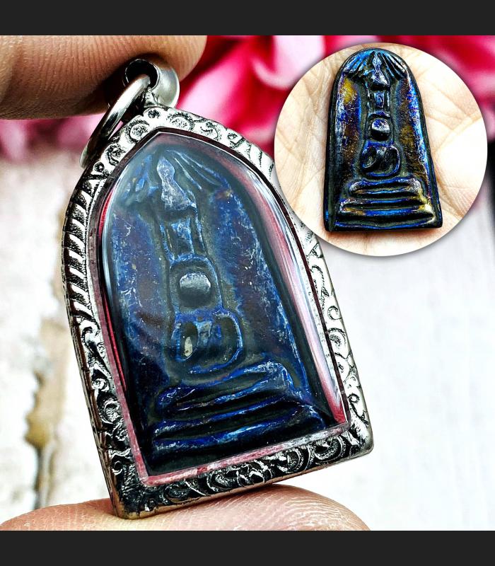 Leklai Mekaphat Buddha Umklum Somporn Huan Rich Teaching World Thai Amulet 17048