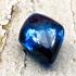 Leklai Nakee Buddha Naga Eye Healing Stone Crystal Blue Lucky Thai Amulet #17050