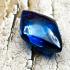 Leklai Nakee Buddha Naga Eye Healing Stone Crystal Blue Lucky Thai Amulet #17050