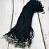 Lot 100pcs Necklace Chain Nylon Lobster Clasp Hook Wear Thai Amulet Black 17052