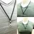 Lot 100pcs Necklace Chain Nylon Lobster Clasp Hook Wear Thai Amulet Black 17052