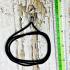 Lot 50pcs Necklace Chain Nylon 30cm Lobster Clasp Hook Thai Amulet Black #17053