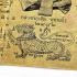 Old Warrior Suit Shirt Fabric Flag Thai Amulet Cloth Lp Derm WatNongPho #17054